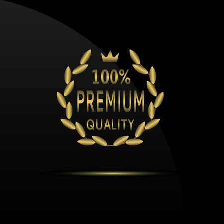 Premium quality labelのイラスト素材