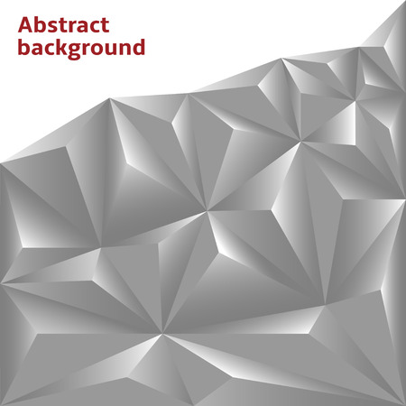Silver Polygonalのイラスト素材
