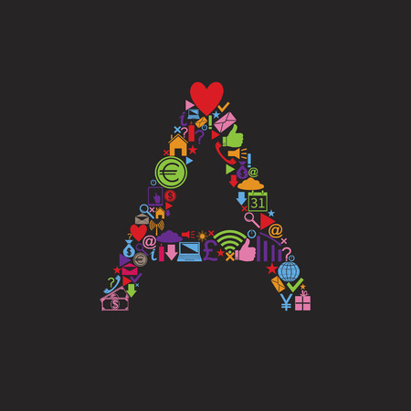 Letter Aのイラスト素材