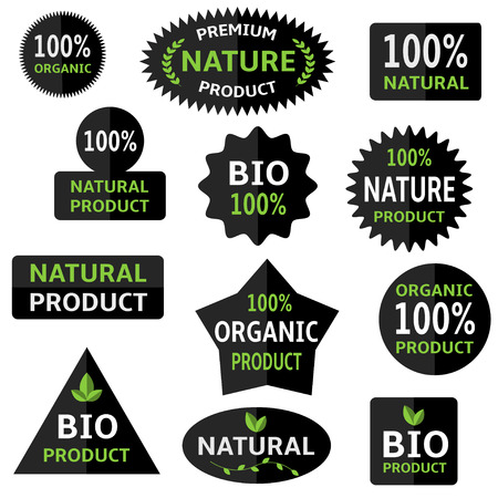 Bio labelsのイラスト素材