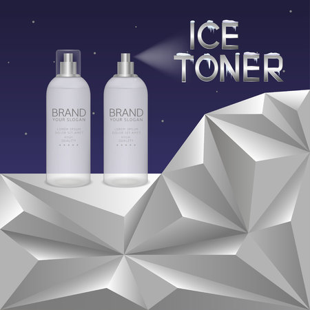 Ice toner bottleのイラスト素材