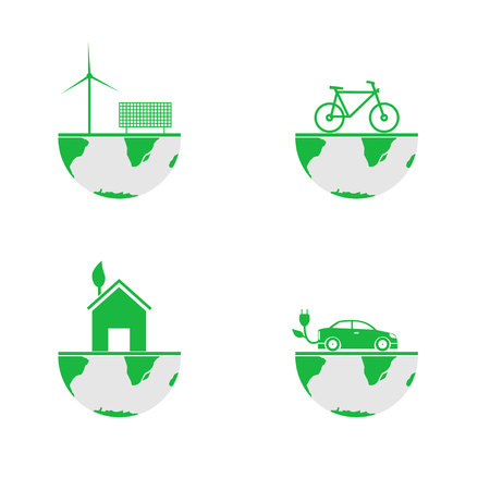 Green earth conceptのイラスト素材