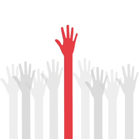 A lot of handsのイラスト素材