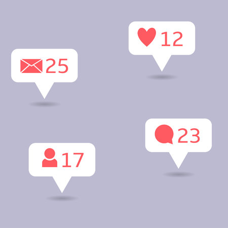 Social network iconsのイラスト素材