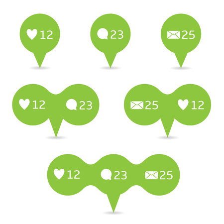 Social network iconsのイラスト素材