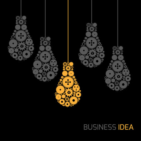 Business idea conceptのイラスト素材
