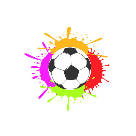 Art Soccer ballのイラスト素材