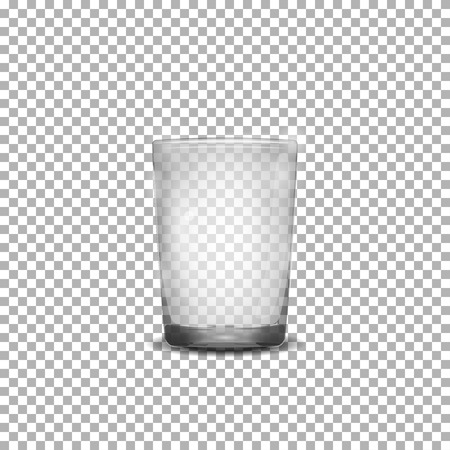 Realistic glass cupのイラスト素材