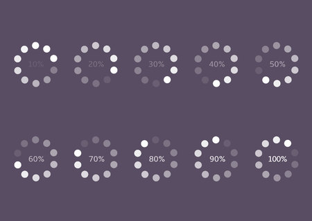 Loader progress icons