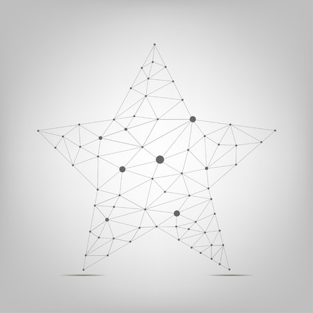Abstract star shapeのイラスト素材