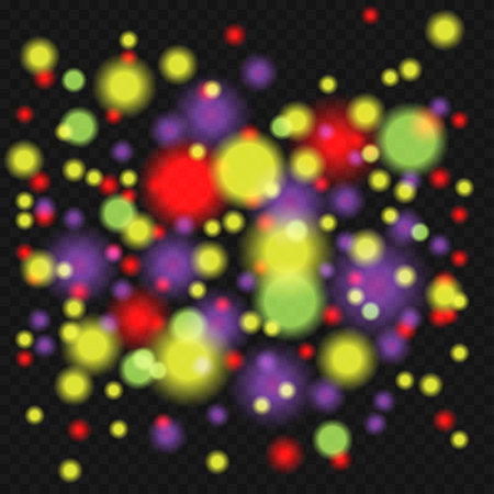 Bokeh light effectのイラスト素材