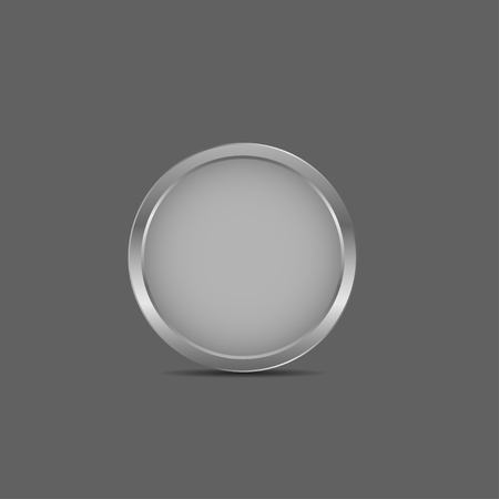 Silver label iconの写真素材