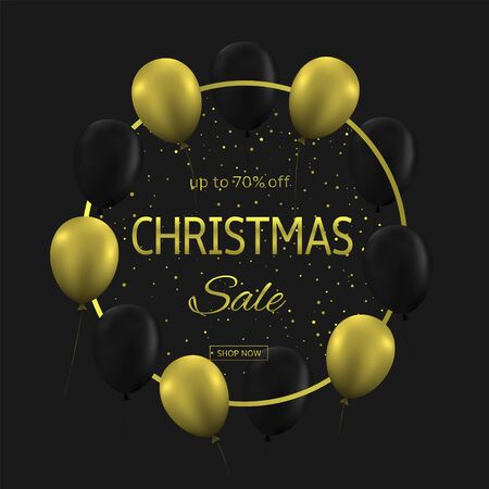 Christmas sale illustrationのイラスト素材