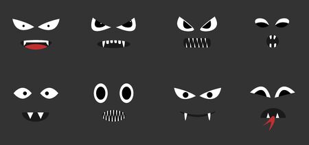 Vector Cartoon monstersのイラスト素材