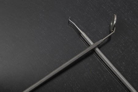 Tooth extraction instruments for Dental medicine on background.の写真素材