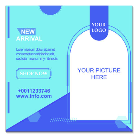 social media fashion post template with modern style for Digital Marketing. Brand promotion. Stories. Streaming. Vector Illustrationのイラスト素材