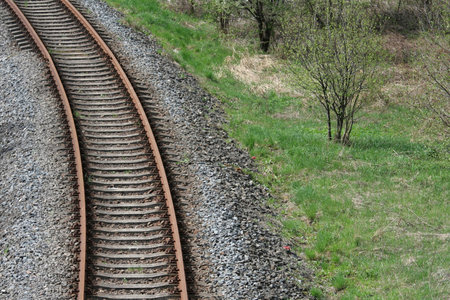 Train tracksの写真素材