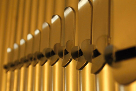 Organ pipesの写真素材