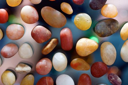 Colorful stones backgroundの写真素材