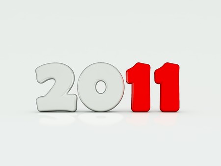 2011 New year symbolの写真素材