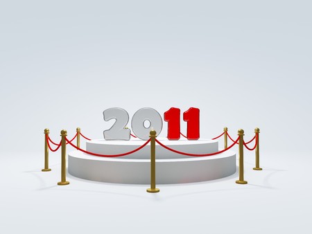 2011 New year symbolの写真素材