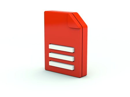 File icon. Red seriesの写真素材