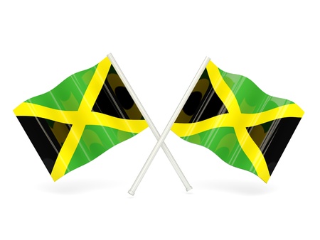 Flag of jamaicaの写真素材