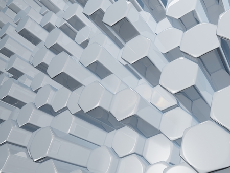 White metal background