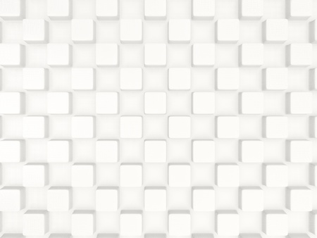 White background with industrial pattern. 3D illustrationの写真素材