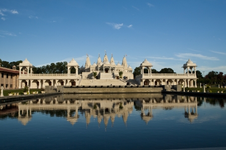 The BAPS Swaminarayan Sanstha Shri Swaminarayan Mandir, Atlanta GAのeditorial素材