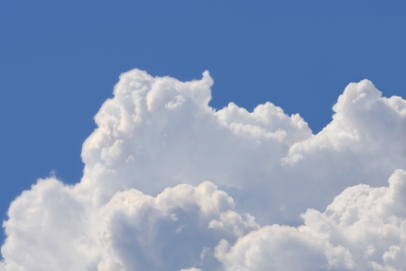 blue sky and clouds