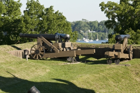 Cannon at Old Fort Niagaraのeditorial素材