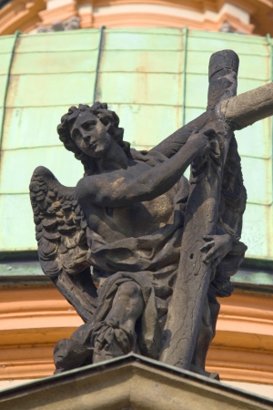 Statue in Prague. Czech Pepublicのeditorial素材