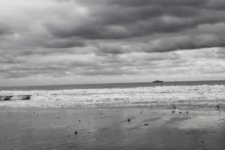 Rockaway beach. NY. Day after Hurricane Sandyのeditorial素材