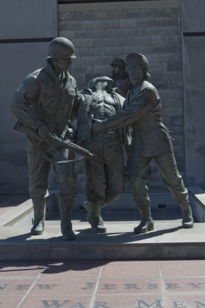 Korean War Memorial in Atlantic City, New Jerseyのeditorial素材
