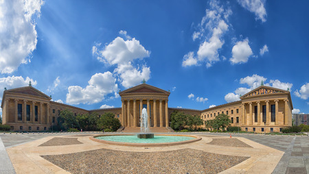 PHILADELPHIA - August 30: The Philadelphia Pennsylvania Museum of Art on August 30 2016. It is among the largest art museums in the United States. It has collections of more than 227,000 objectsのeditorial素材