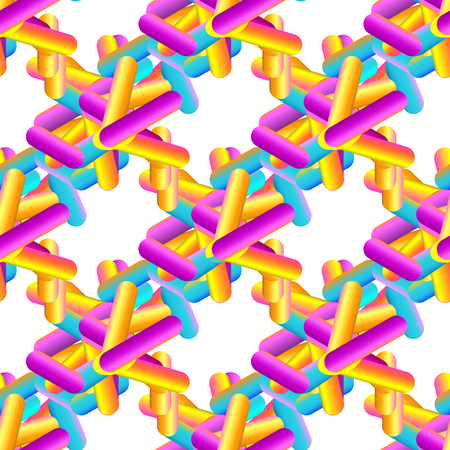 Abstract geometric seamless gradient pattern. Vector illustration eps 10.のイラスト素材