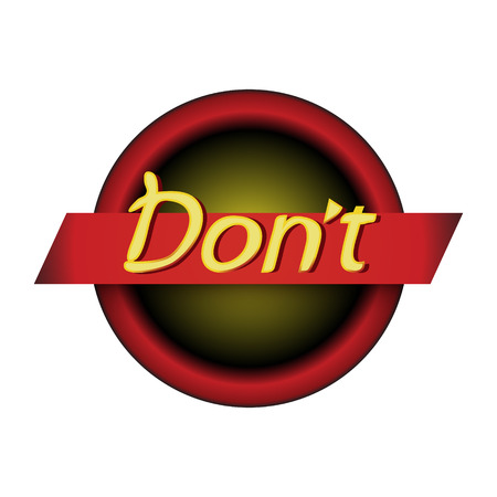 Button Retro UI, - Dont push. Stop Button Key, old computers, dont. Button. Do not press vector illustration vintage.のイラスト素材