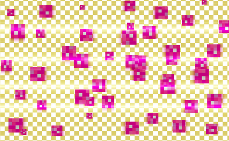 Abstract pink and gold background with mesh of squares. Geometric template. Mosaic vector illustration. eps 10のイラスト素材