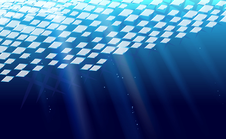 Background abstract ice drift rhombic perforated. Crushing banner vector illustration blue rhombus. Texture geometrical backdrop. eps10. For your design geometric colorful pattern.のイラスト素材