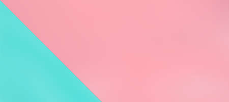 Soft pink and light blue pastel paper color background. Horizontal obliquely overlap, mint backdrop....