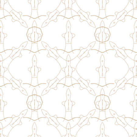 Seamless pattern. Sensual line minimal design.のイラスト素材