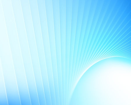 twisted white lines on green blue gradient backgroundの写真素材