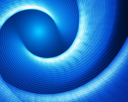 vivid blue lines spiral designの写真素材