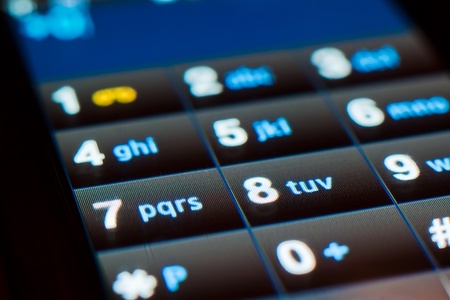 closeup shot of touch screen smartphoneの写真素材
