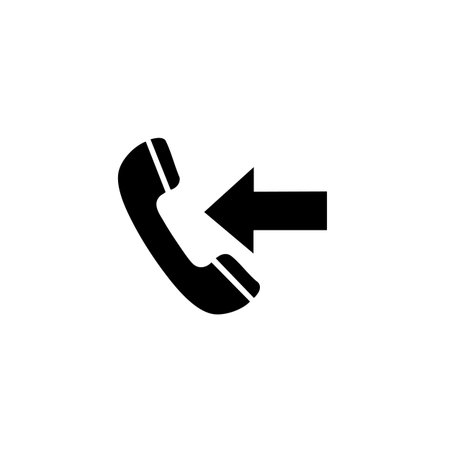 phone icon. call icon. telephone icon vector. telephone icon vectorの素材