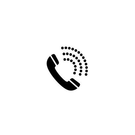 telephone handset icon. telephone icon vector. telephone icon vector. telephone icon vectorの素材