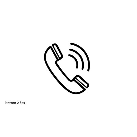 Phone icon on the white background. Vector illustration. Eps 10.の素材