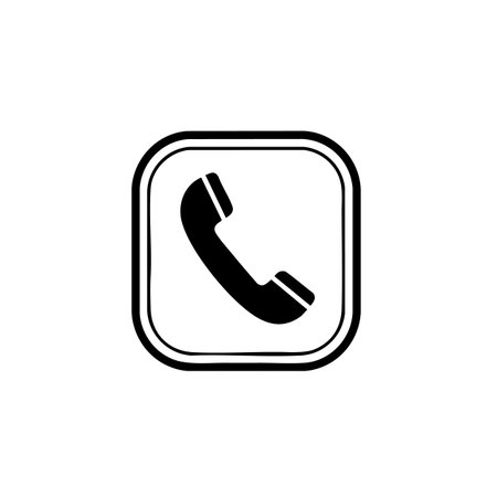 phone icon vector design symbol of customer support call center and help deskの素材
