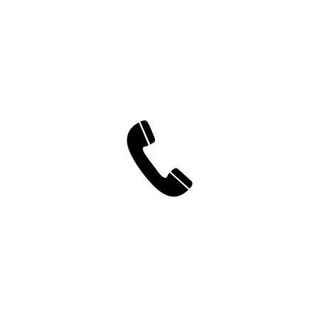 telephone handset icon. telephone icon vector. telephone icon vector.の素材